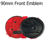 80mm 90mm ABS Skoda Car Front Hood Sticker Rear Emblem Badge Decal