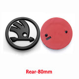 100mm Skoda ABS Car Front Hood Emblem Badge Auto Rear Sticker Decal