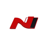 Hyundai N Logo Metal Car Rear Sticker Trunk Emblem Badge Decal