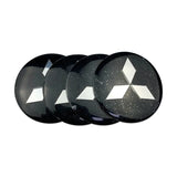 4pcs/set 56mm/60mm/65mm Mitsubishi Ralliart Car Wheel Center Hub Sticker Decal