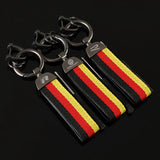 Volkswagen VW R Nylon Webbing Car Keychain Pendant Key Chain Holder
