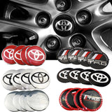 4pcs/set 65mm Toyota Car Wheel Center Hub Cap Sticker Decal