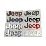 Jeep ABS Car Front Hood Emblem Badge Body Side Sticker Rear Decal