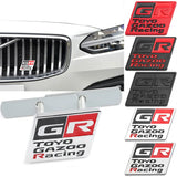 Car Grille Emblem Rear Decal for GR Toyo Gazoo Racing CHR Avalon Supra Corolla Rav4 Avensis Auris Yaris Head Trunk Badge