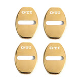 4pcs/set Volkswagen VW GTI Rline Stainless Steel Car Door Lock Cover Protection