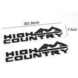 Chevrolet HIGH COUNTRY Logo ABS Car Trunk Sticker Decal Auto Body Side Emblem Badge