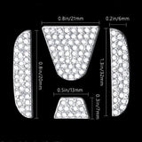 Diamond Car Styling steering wheel Emblem Sticker for Honda