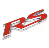 Car Front Grille Decal Trunk Body Side Sticker RS Logo for Honda Accord FIT Odyssey Jazz Jade Pilot City Decor Accessories