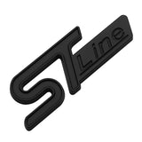 7.9x2.7cm Ford ST Line Metal Car Side Sticker Trunk Emblem Badge Decal