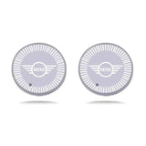 2pcs MINI Cooper Logo Car Water Coasters 7-color LED Light Cup Mat Holder