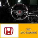 50*40MM ABS Car Steering Wheel Center Emblem Sticker for Honda