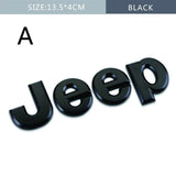 Jeep Metal Car Front Hood Sticker Decal Auto Trunk Emblem Badge