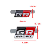 Car Front Grille Badge for Toyota GR Sport Rav4 Aqua Auris Levin Yaris Camry Crown Prado Supra Corolla Avensis Accessories