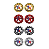 2PCS Jeep Lone Star Metal Car Rear Sticker Body Side Emblem Badge