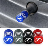 4pcs/set Lexus Metal Car Wheel Tire Valve Stem Caps Covers