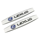 2pcs Lexus Metal Car Fender Side Badge Decal Rear Emblem Sticker