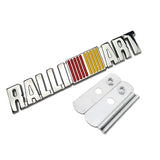 Mitsubishi Ralliart Metal Car Front Grille Emblem Badge Auto Rear Sticker Decal