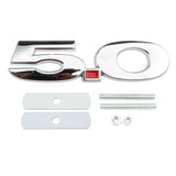 Ford 5.0 Logo Metal Car Front Grille Emblem Badge