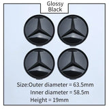 63.5mm 74mm ABS Car Wheel Center Covers for Mercedes Benz W166 W212 W213 W246 W176 W177 W205