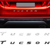 Hyundai Tucson Letter ABS Car Rear Sticker Decal Auto Front Hood Emblem Badge