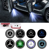 2PCS Car Door Welcome Light Projector Lamp for Mercedes Benz W166 W212 W213 W246 W176 W177 W205 W156 C180 C63 W167