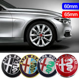 60mm/65mm Alfa Romeo Car Wheel Center Hub Sticker Decal