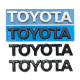 Letter Emblem Badge 3D Car Stickers for Toyota