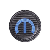 2pcs/set Chrysler Mopar Carbon Fiber Car Water Coaster Non-slip Mat