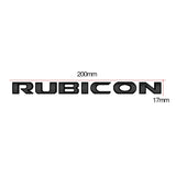Jeep Rubicon Metal Car Rear Sticker Auto Body Side Emblem Badge
