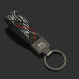 Audi Oxford Webbing Metal Car Keychain