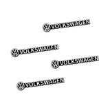 4pcs/set Volkswagen VW Metal Car Stereo Sticker Auto Audio Emblem Decal