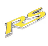 Car Front Grille Decal Trunk Body Side Sticker RS Logo for Honda Accord FIT Odyssey Jazz Jade Pilot City Decor Accessories