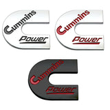 Dodge CUMMINS Power Metal Car Rear Sticker Auto Emblem Badge Decal