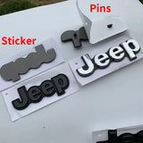 Jeep Logo ABS Car Rear Sticker Decal Letters Trunk Emblem Badge