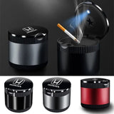 Honda Metal Car Ash Tray Auto Ashtray Cigarette Holder Box with LED Light