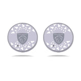 2pcs Peugeot Logo Car Water Coasters 7-color LED Light Cup Mat Holder