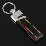 Mercedes Benz AMG PU Leather Car Key Chain Holder Keyring Pandant