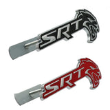 Dodge SRT Metal Car Front Grille Emblem Auto Body Side Sticker Decal