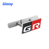 Car Front Grille Badge for Toyota GR Sport Rav4 Aqua Auris Levin Yaris Camry Crown Prado Supra Corolla Avensis Accessories