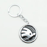 Skoda Logo Metal Car Key Rings Keychain Pendant