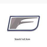 3D Metal Car F Sport Logo Emblem Badge Body Side Sticker for LEXUS