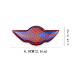 Carbon Fiber Car Steering Wheel Sticker Badge for MINI COOPER John Cooper Works