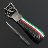 Audi S1 Logo Leather Car Keychain Keyring Pendant