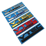 ABS Car Body Side Sticker for  VTEC TURBO Fit Jazz City Civic Inspire Accord HRV CRV Odyssey Jade Emblem Badge Accessories