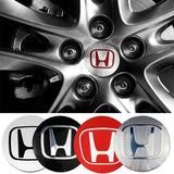 4pcs/set 65mm Honda Mugen Power Car Wheel Center Hub Cap Sticker Decal