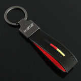 Mercedes Benz W212 Logo Suede Car Keychain Pendant