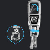 Mercedes Benz Car Logo Metal Keychain Key Holder Pendant