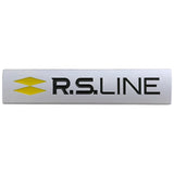 Renault Metal RS Line Logo Metal Car Rear Sticker Emblem Badge Decal