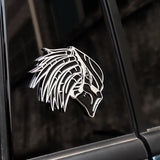 Dodge SRT HellCat Metal Car Rear Sticker Auto Side Emblem Decal