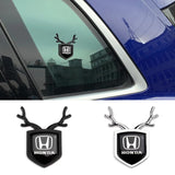 Honda ABS Deer Car Rear Sticker Shield Trunk Emblem Badge Decal